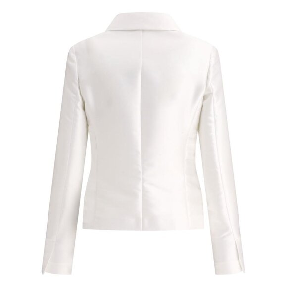 F.It Satin Single-Breasted Blazer tag size 42 Women - Picture 2 of 4